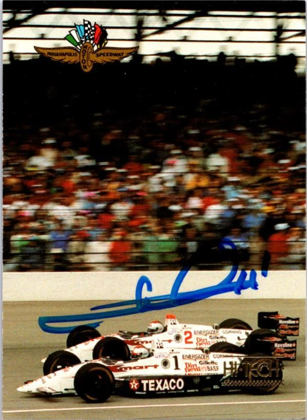 Mario Andretti signed trading card (NASCAR Driver Auto Racing) 1993 Hi Tech #71 - Image 1 of 1