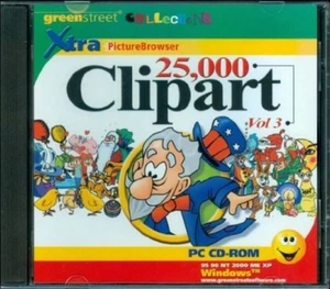 Nuevo Sellado, 25.000 Clipart Clip Art Vol. 3 CD-ROM navegador de imágenes Xtra PC - Imagen 1 de 2