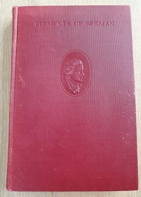 ELEMENTS OF GERMAN Jacob Greenberg Klafter 1932 HC 1st Ed Doubleday NYC Schools - Image 1 of 4