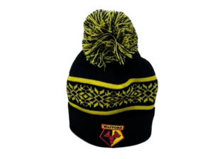 Watford FC Snowflake Hat - Winter Football Gift - Picture 1 of 4