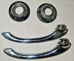 OEM Door Handles 50-56 Willys Pick Up Truck, Station Wagon, 48-51 Jeepster - Foto 1 di 2