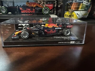 RARE Verstappen RB16B 2021 US GP Acura Livery 1:43 Minichamps - Image 1 of 4