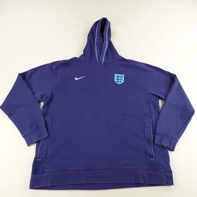 England Soccer Hoodie 2XL English National Football Team 3 Lions French Terry - Image 1 of 4