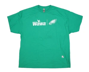 Philadelphia Eagles Football Wawa Green Tee Short Sleeve Crewneck Tee Mens 2XL - Picture 1 of 7