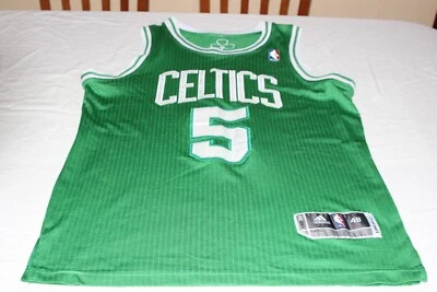 Vintage NBA Boston Celtic Adidas Jersey Size 48 Number 5 Garnett - Image 1 of 4
