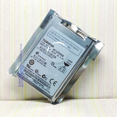 Toshiba 160GB,Internal,5400 RPM,4.57 cm (1.8") (MK1633GSG) Desktop HDD - Image 1 of 4
