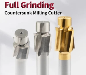 Milling Cutter Flat Bottom Countersink M35/6542 Pillar M3M4M5M6M8M10M12M14M16 - Picture 1 of 15