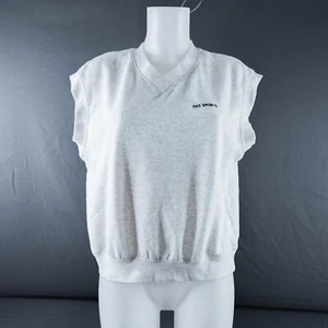 H&M Divided Women Sweatshirt Vest Small Gray Athleticcore Minimalist Y2K Sporty - Picture 1 of 12