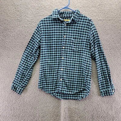 Prince & Fox Shirt Adult Small Long Sleeve Flannel Check Mens - Image 1 of 4