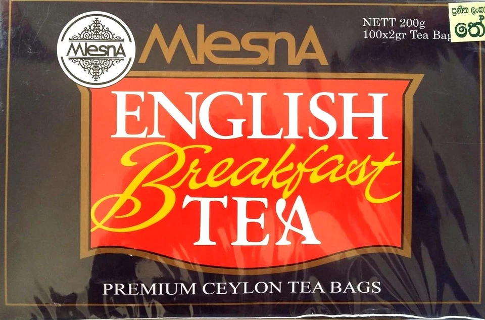 Té de desayuno inglés Mlesna Pure Ceilán en 100 bolsitas de té 200 g Foto 1 de 1
