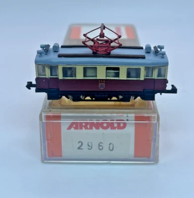 N Scale Arnold 2960 Tram Locomotive Original Box - Image 1 of 4