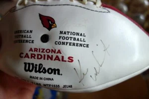 Arizona Cardinals AUTOGRAPHED FOOTBALL Wilson NFL AFC NFC - Picture 1 of 3