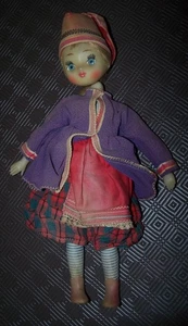 2 VINTAGE USSR DOLLS FROM THE RUSSIAN LENIGRRUSHKLA FACTORY - 1970's era - A.F. - Picture 1 of 4