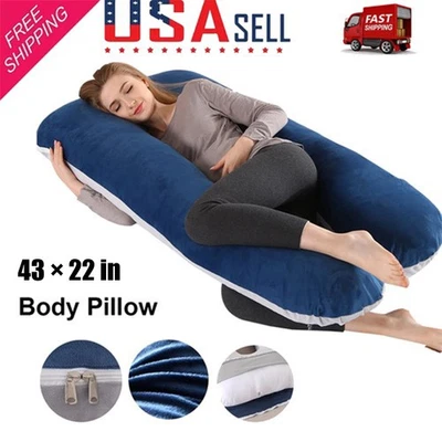 Pregnancy Pillows U Shaped Full Body Maternity Pillow for Pregnant Support Soft - Image 1 of 4