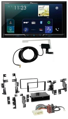 Pioneer 2DIN DAB USB MP3 Bluetooth Autoradio für Nissan Cube ab 09 Frontier ab 1 - Bild 1 von 4