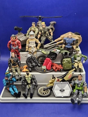 "Lote de 10 figuras de acción Lanard The Corps 1990-2019 4"" soldados 10 accesorios" Foto 1 de 4