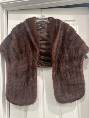 Envoltura/estola de piel vintage de pieles Tamaoka Motomachi Yokohama Foto 1 de 4