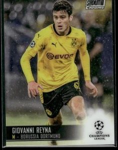 Stadium Club 2020-21 cromado UEFA Champions League #44 Giovanni Reyna - Imagen 1 de 2