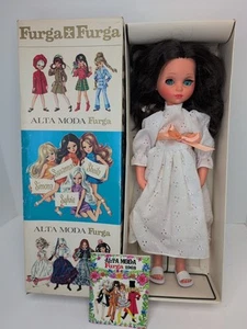 17" Vintage Furga Italian Doll 1968 Alta Moda Susanna Redress Brunette W/ Box #o - Picture 1 of 24