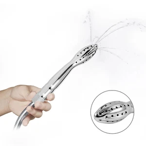 Männer Dusche Klistier System Vaginal Anal Reiniger Tube Wash Metall Darm Dusche Düse - Bild 1 von 21