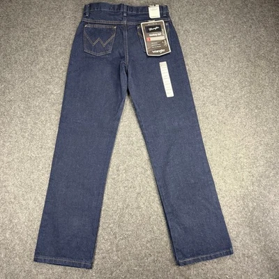 Pantalones de mezclilla Wrangler corte vaquero para niños talla 16 edición regular plateada lavado oscuro nuevos con etiquetas Foto 1 de 4