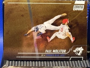 Topps Stadium Club 2022 cromado Paul Molitor Toronto Blue Jays - Imagen 1 de 2