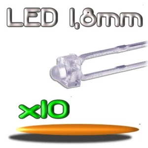 363/10# LED orange 1,8mm 10 Stück --- 2800mcd - Bild 1 von 1