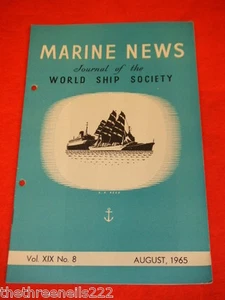 MARINE NEWS - AUG 1965 VOL XlX # 8 - Picture 1 of 1