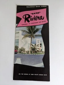 VTG Gates Riviera Hallandale Beach Florida Brochure - Bild 1 von 3