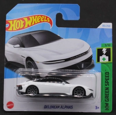 Hot Wheels Delorean Alphas 85/250 HW Green Speed 7/10 Auto 1:64 2024 - Immagine 1 di 2