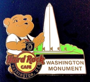 2014 HARD ROCK CAFE WASHINGTON DC NATIONAL PARK BEAR SERIES MONUMENT LE PIN - Picture 1 of 2