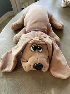 Vintage 1985 Large Pound Puppies 18” Brown Tonka Toy Plush Short Ears Rare Color - Picture 1 of 6
