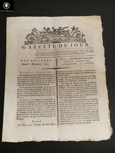 Régime d'assemblée ♦ VEDETTE ou GAZETTE du JOUR ♦ 17e frimaire 2é Année ( 1793 ) - Imagen 1 de 3