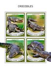 Crocodiles MNH Stamps 2018 Sierra Leone M/S
