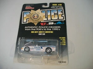 Racing Champions Police U.S.A DARE CAR '98 CHEVY CORVETTE CONVERTIBL Ltd Ed 1:56 - Picture 1 of 4