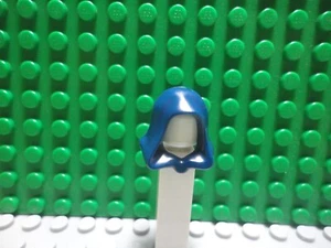 Lego Mini Figura 1 Azul Oscuro Sombrero con Capucha NUEVO - Imagen 1 de 1
