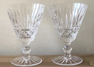 Lovely Pair of Waterford Tramore Water Goblet Glasses - Picture 1 of 8