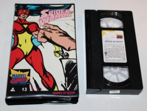 1985 Marvel prism Spider-woman vhs cassette #13 Spider-man Doctor Doom NICE HTF - Picture 1 of 7