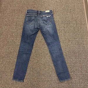 Adriano Goldschmied Jeans Women’s 26R Blue Stevie Ankle Slim Straight Distressed - Picture 1 of 6