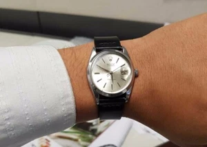 Vintage Genuine Rolex Oyster Date Watch. 34mm - Picture 1 of 10