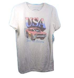 Aeropostale Classic Crew Graphic T-Shirt USA Chevy Nova Teen Youth Size Large - Picture 1 of 24