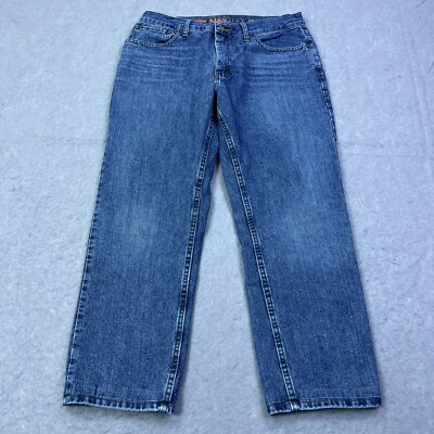 Jeans Urban Pipeline para hombre 34x30** azul lavado medio regular bigote Y2K Foto 1 de 4