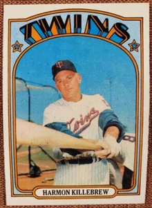Tarjeta de béisbol original vintage Topps #51 Harmon Killebrew 1972 de los gemelos de Minnesota - Imagen 1 de 4