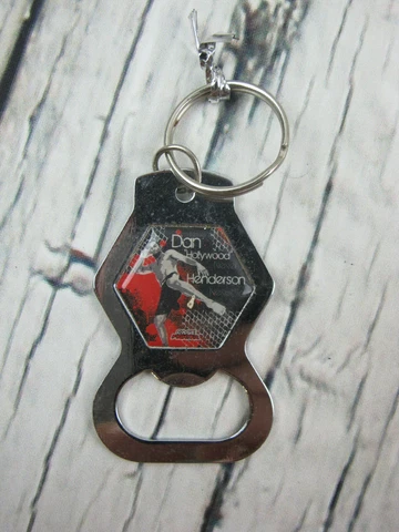 Dan Hollywood Henderson MMA Beer Bottle Opener Key Chain Cage Fighter UFC CF Cover