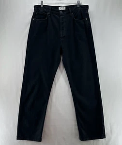 AGOLDE Jeans Womens Sz 31 90s Pitch Waist High Rise Straight Denim Cotton Black - Picture 1 of 8