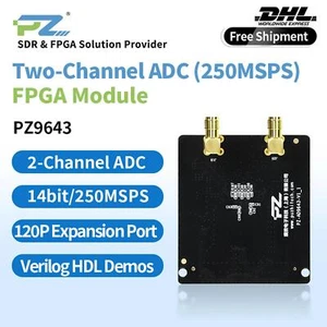 Puzhi FPGA Modul Dual-Channel High-Speed ADC 250MSPS AD9643 120P Expansion Port - Bild 1 von 5