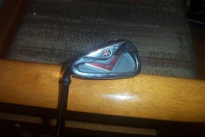 slightly used Wilson Di 7  steel 6 iron steel uniflex  mens LH  - Image 1 of 3