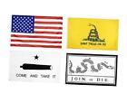 4 Pieces American Flag - Join or Die Flag 3x5ft USA Gadsden Gonzales JoinOrDie