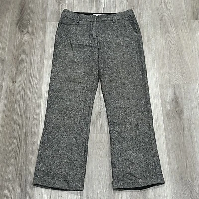 Pantalones de vestir Tommy Hilfiger para mujer talla 2 micro acampanados calce regular gris tiro medio Foto 1 de 4