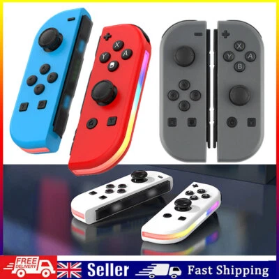 For Nintendo Switch Wireless Pair Game Controller Joy-Con Left & Right Gamepad